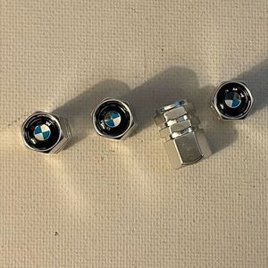 BMW valve Stem caps in Silver set of 4 NWT